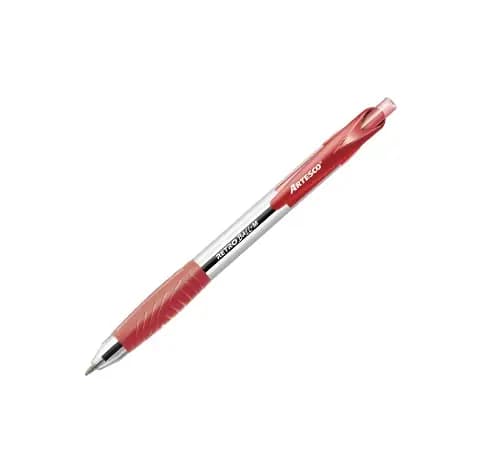 UNIDAD ESFERO ARTESCO RETRO BALL - M ROJO