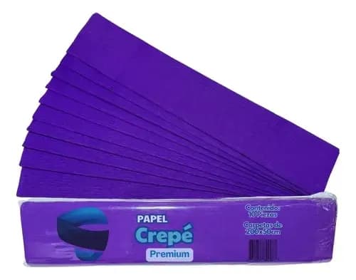 PLIEGO PAPEL CREPE MORADO