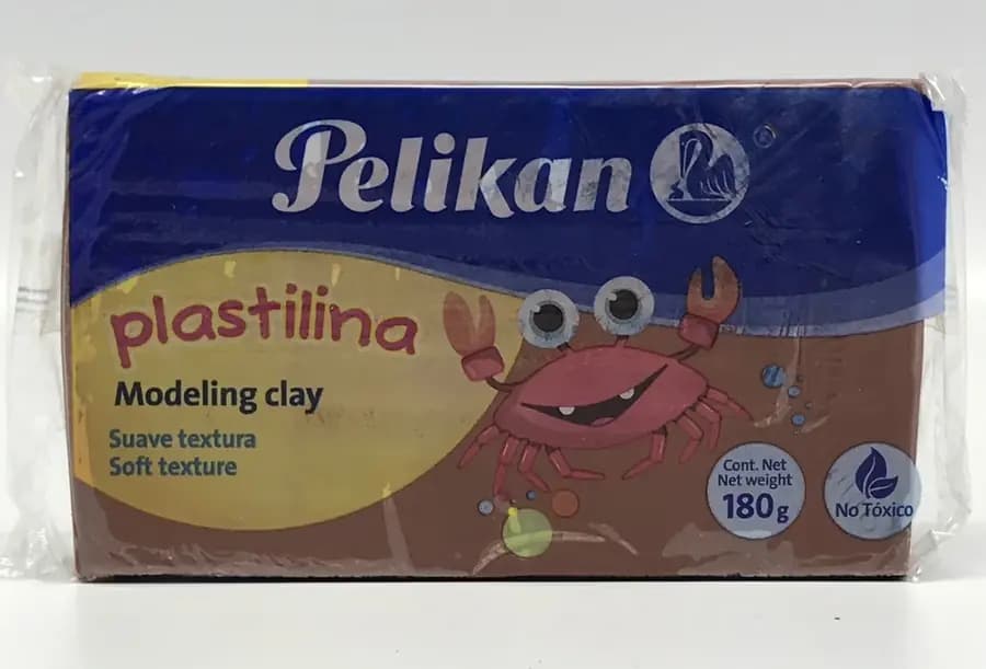 PLASTILINA PELIKAN BARRA CAFE 180GR