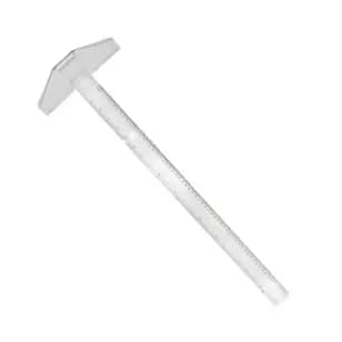 REGLA PLASTICA FORMA T 50 CM JEFF