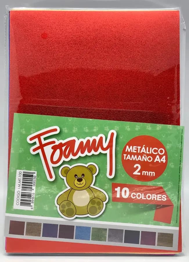 FOMIX X 10UN INEN METALIZADO SURTIDOS