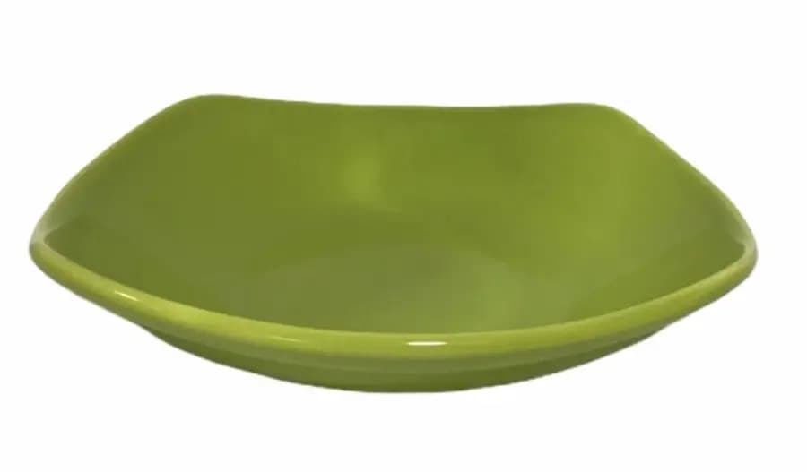 PLATO CUAD. HONDO SOPERO VERDE LIMA LLANO