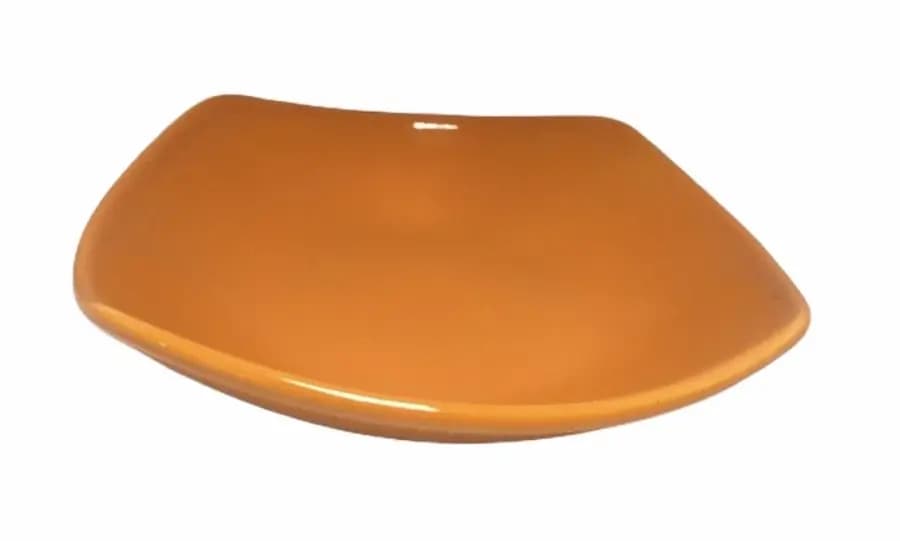 PLATO CUAD. TENDIDO NARANJA LLANO
