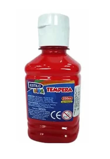 TEMPERA ESTILO 250ML ROJA