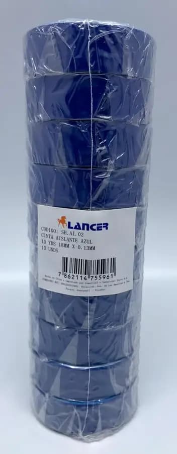 CINTA AISLANTE LANCER 10Y AZUL