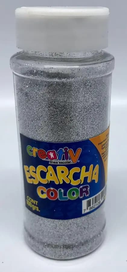 ESCARCHA CREATIV 100GR PLATA