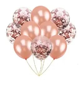 GLOBO LATEX CONFETTI JN1541 PAQ. X 10 PZ.