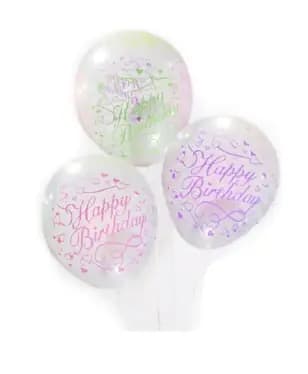 GLOBO LATEX TRANSPARENTE HAPPY JN1532