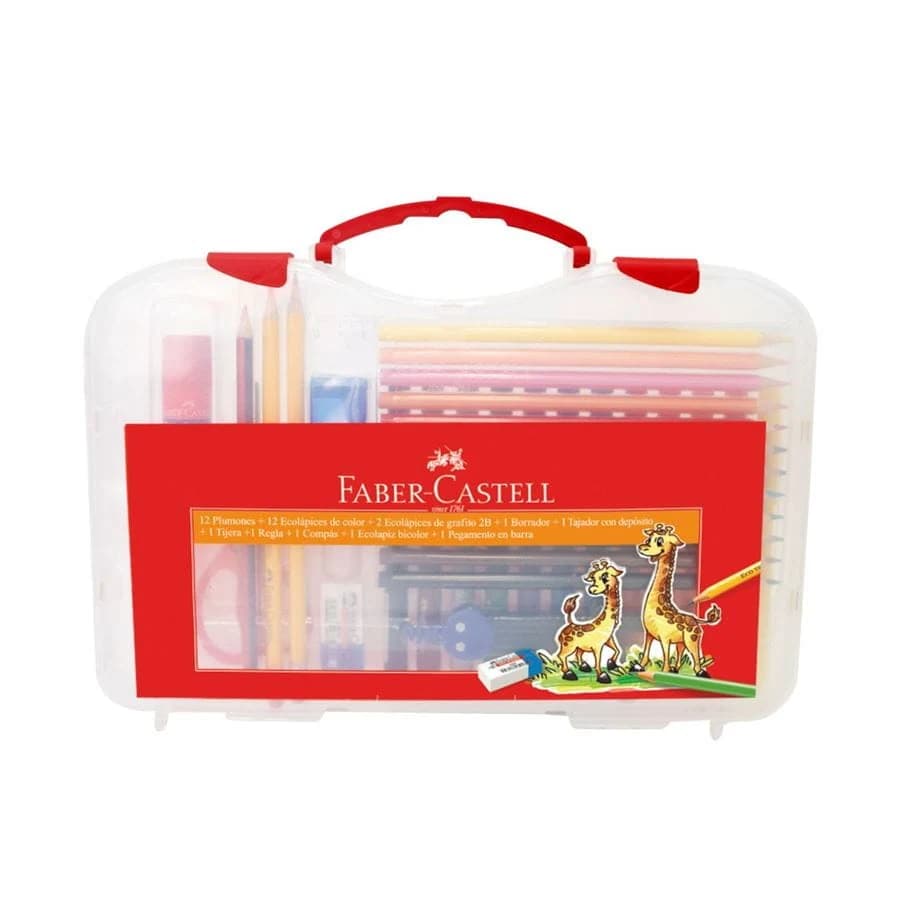 KIT FABER CASTELL COMBINADO ESCOLAR 370334