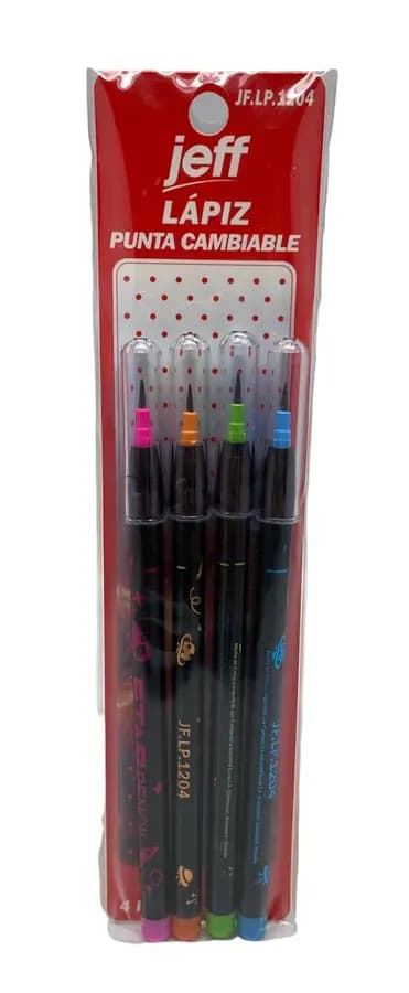 LAPIZ X 4UN JEFF PUNTA CAMBIABLE LP.1204