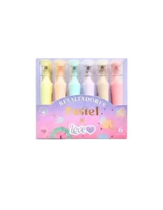 RESALTADOR X 6UN LOVE PASTEL 47931