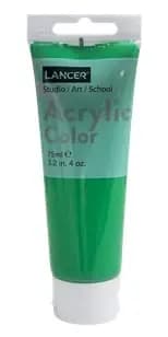 PINTURA ACRILICA LANCER 75ML VERDE ESMERALDA