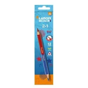 UNIDAD LAPIZ LANCER BICOLOR GRUESO TRIAN. LA.330