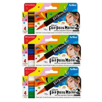MARCADOR ARTLINE X 4COL FACE PAINT CARA 018725 PINCEL