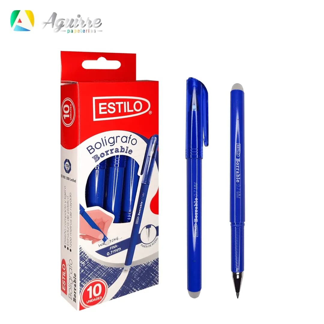 UNIDAD ESFERO BORRABLE MG AZUL 0.7 AKPH3276
