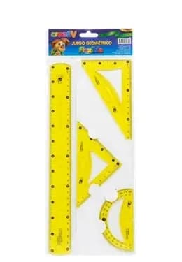 JUEGO GEOMETRICO CREATIV FLEXIBLE 30 CM SF30