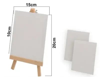 LIENZO C/CABALLETE 10X15CM ES26716 + 2REP.