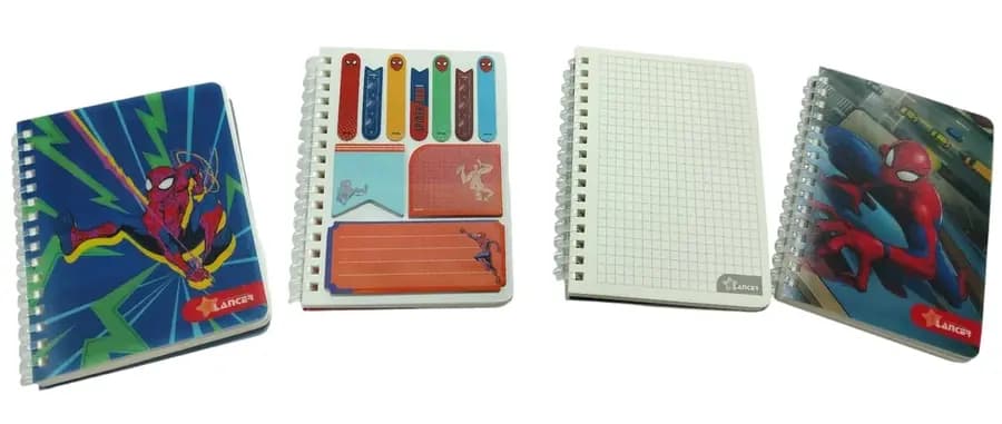 LIBRETA A6 C/NOTITAS ADH. SPIDERMAN DISSPI13