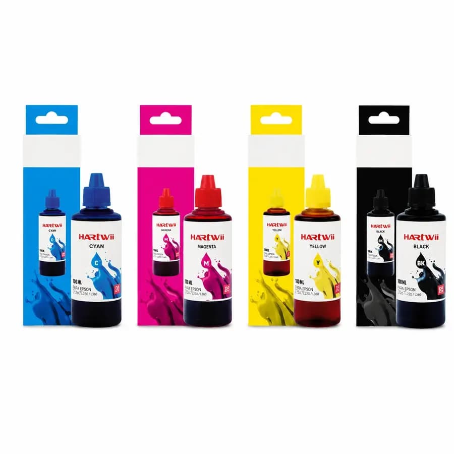 TINTA HARTWII 100ML BLACK