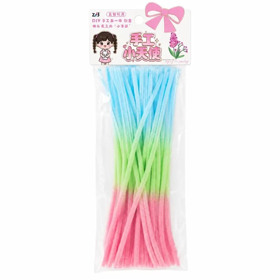 CHENILLA DIY MULTICOLOR X 24UN