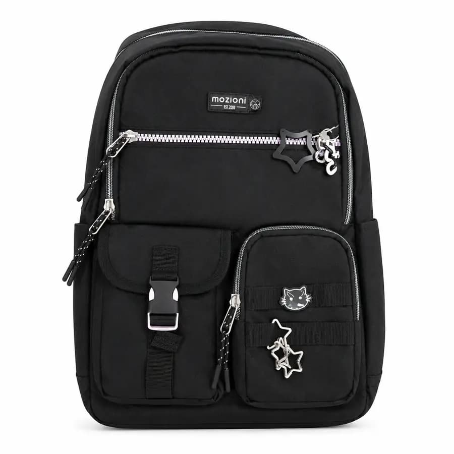 MOCHILA MOZIONI MME180946-NG CON BOLSILLO LAPTOP