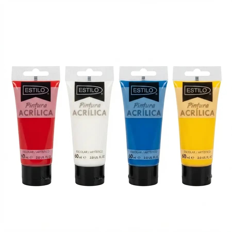 PINTURA ACRILICA ESTILO BLANCA 60ML